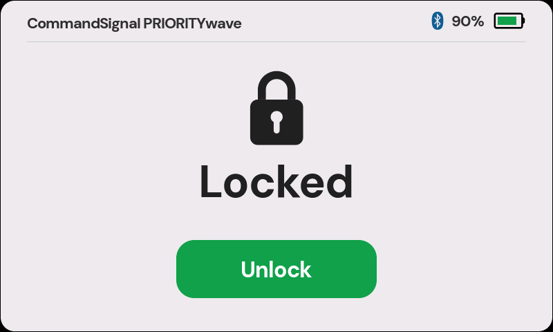 Locked screen